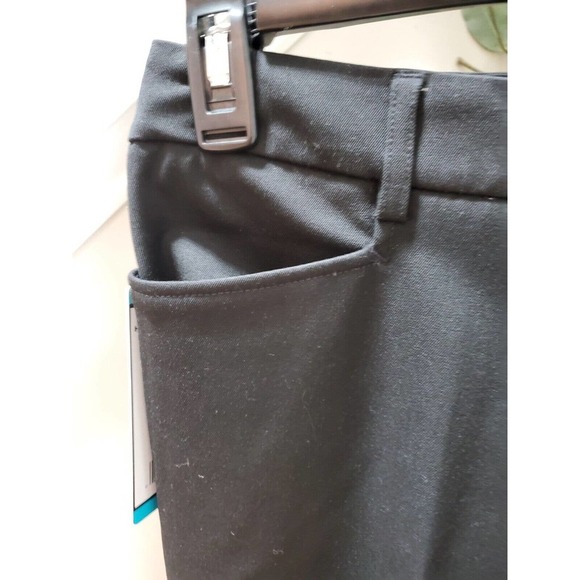 Hilary Radley Womens Black Pockets Zipper Front Dress Pants Size 18W - Picture 2 of 12